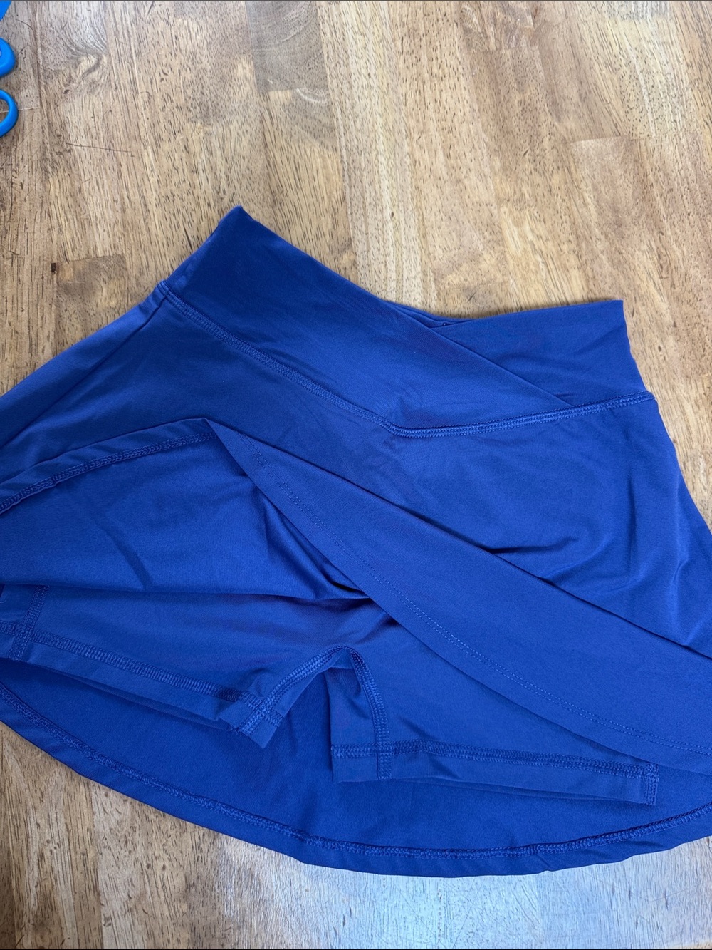 Yogalicious Blue Athletic Skort with Built-In Shorts